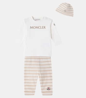 Baby - Top, pantaloni e berretto in cotone | Moncler Enfant
