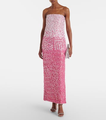 Robe aus Seide mit Pailletten | Là Fuori