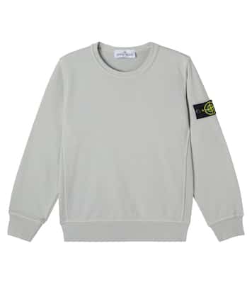 Cotton jersey sweatshirt | Stone Island Junior