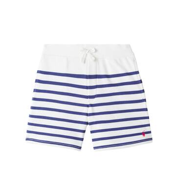 Striped cotton-blend Bermuda shorts | Polo Ralph Lauren Kids