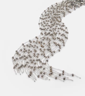 Embellished fringed necklace | Dries Van Noten