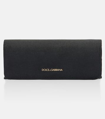 DG crystal-embellished square sunglasses | Dolce&Gabbana