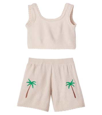 Top e shorts in crochet di misto cotone | Pepita&Me