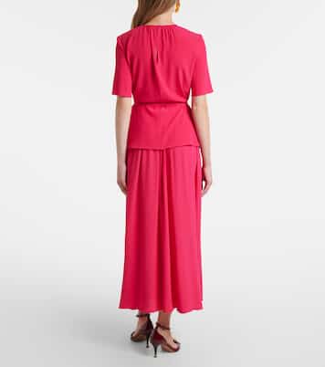 Elba crêpe maxi skirt | Joseph
