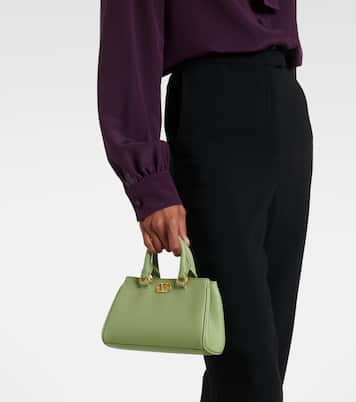 VLogo Mini leather top-handle bag | Valentino Garavani