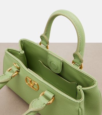 VLogo Mini leather top-handle bag | Valentino Garavani