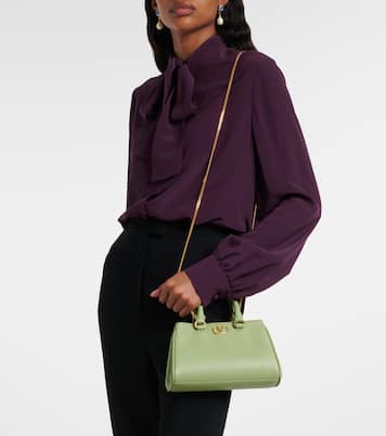 VLogo Mini leather top-handle bag | Valentino Garavani