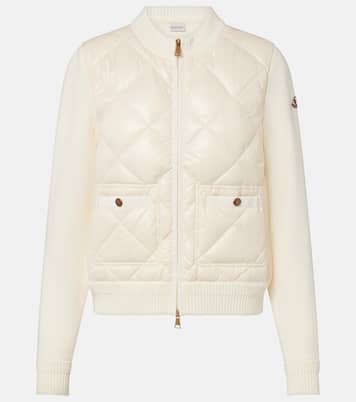 Down-paneled cotton cardigan | Moncler
