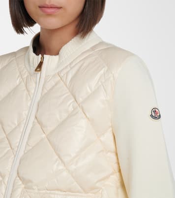 Down-paneled cotton cardigan | Moncler