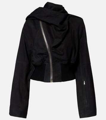 Scarf Flight leather jacket | Rick Owens