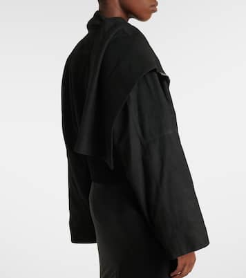 Scarf Flight leather jacket | Rick Owens
