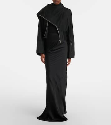Scarf Flight leather jacket | Rick Owens