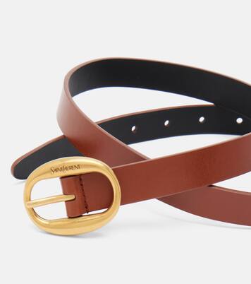 Cinturón de piel | Saint Laurent
