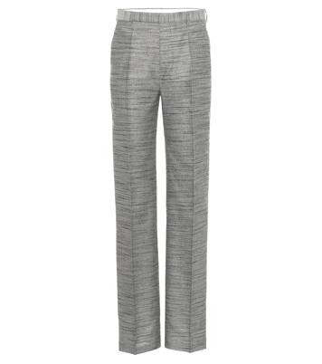 Pantalon en jacquard de coton et soie mélangés | Rick Owens