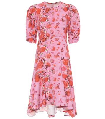 Robe asymétrique imprimée en crêpe | Peter Pilotto