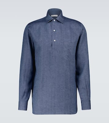 André Arizona Solaire linen polo shirt | Loro Piana