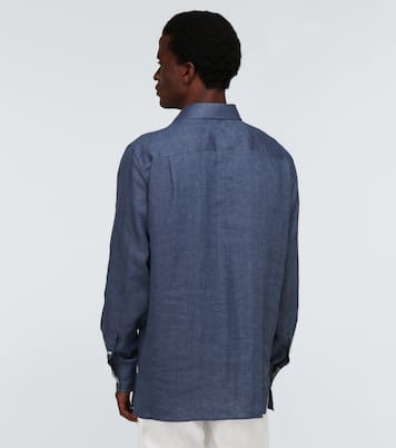 André Arizona Solaire linen polo shirt | Loro Piana