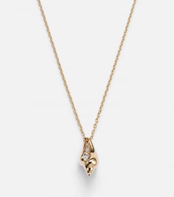 Conque D'or Diamant 18kt yellow gold necklace with diamond | Sophie Bille Brahe
