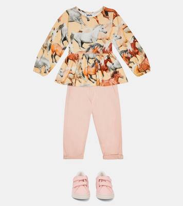 Renae printed cotton-blend dress | Molo