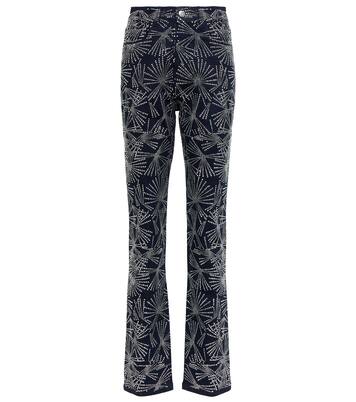 Studded high-rise straight jeans | Coperni