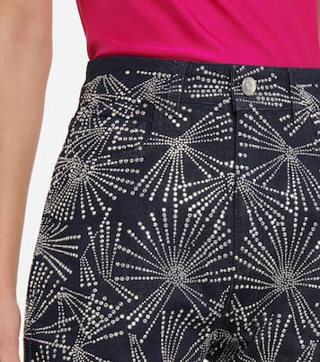 Studded high-rise straight jeans | Coperni