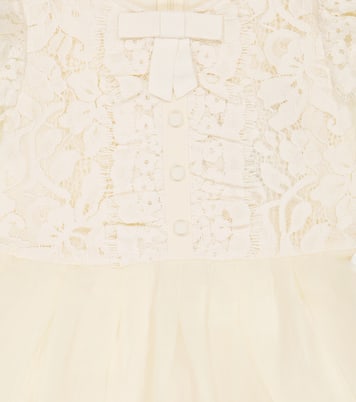 Robe en organza et guipure | Self-Portrait Kids