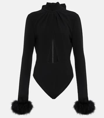 Body mit Cut-out und Federn | Magda Butrym