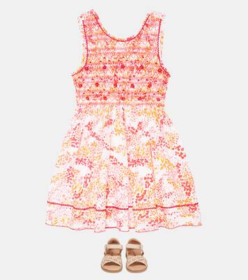 Amelie floral viscose dress | Poupette St Barth Kids
