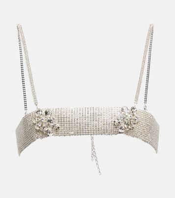 Bandeau crystal jewelry top | Magda Butrym