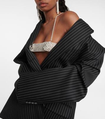 Bandeau crystal jewelry top | Magda Butrym