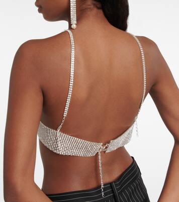 Bandeau crystal jewelry top | Magda Butrym