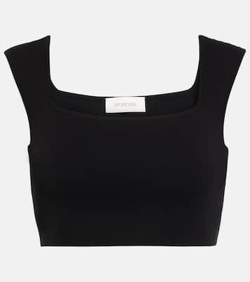 Cropped-Top aus Baumwolle | Sportmax