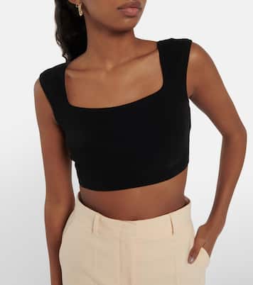 Cropped-Top aus Baumwolle | Sportmax
