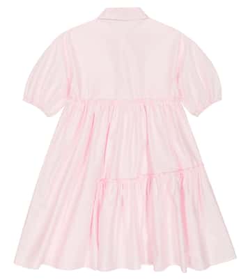 Robe chemise en satin de coton mélangé | Il Gufo