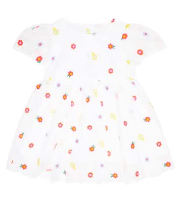 Baby embroidered tulle minidress | Stella McCartney Kids