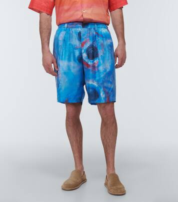 Printed silk shorts | Marni