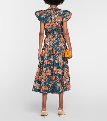 High-Rise-Midirock Kyra aus Baumwolle | Ulla Johnson