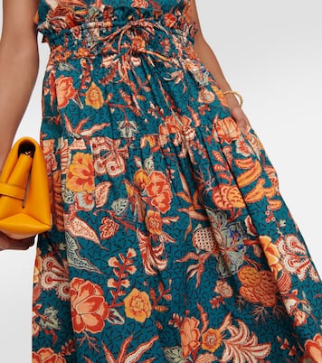 High-Rise-Midirock Kyra aus Baumwolle | Ulla Johnson