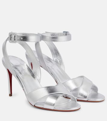 Sandali Mariza 85 in pelle metallizzata | Christian Louboutin