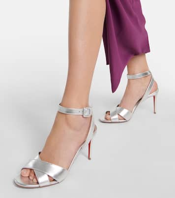Sandali Mariza 85 in pelle metallizzata | Christian Louboutin