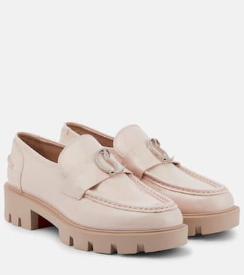 CL Moc Lug patent leather loafers | Christian Louboutin