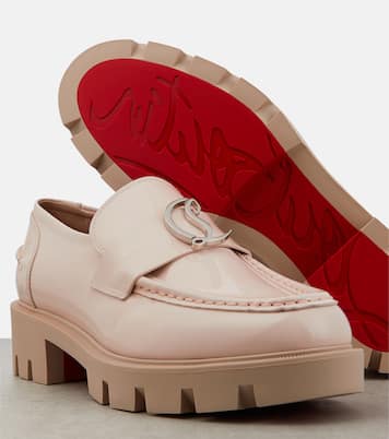 CL Moc Lug patent leather loafers | Christian Louboutin