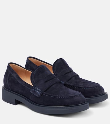 Loafers Harris aus Veloursleder | Gianvito Rossi