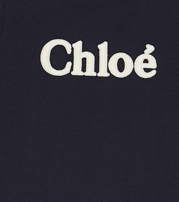 Logo cotton-jersey T-shirt | Chloé Kids