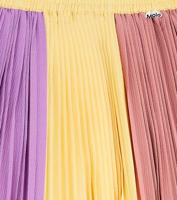 Bess colorblocked pleated skirt | Molo