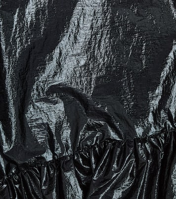 Metal ruffled metallic dress | Caroline Bosmans