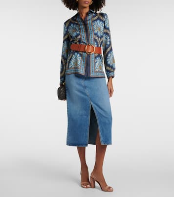 So Nude leather slingback sandals  | Aquazzura