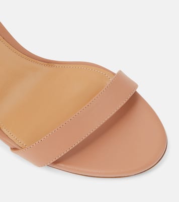 So Nude leather slingback sandals  | Aquazzura