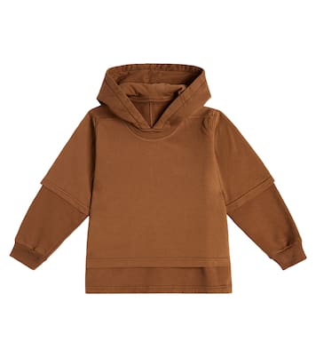 Hustler cotton jersey hoodie | Rick Owens Kids