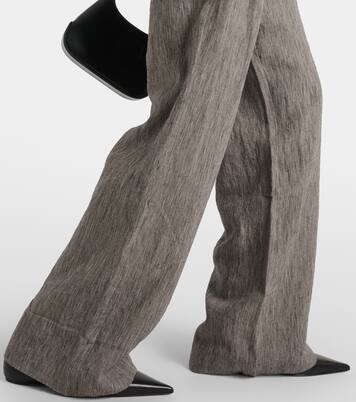Weite High-Rise-Hose Amadine aus Leinen | Tove